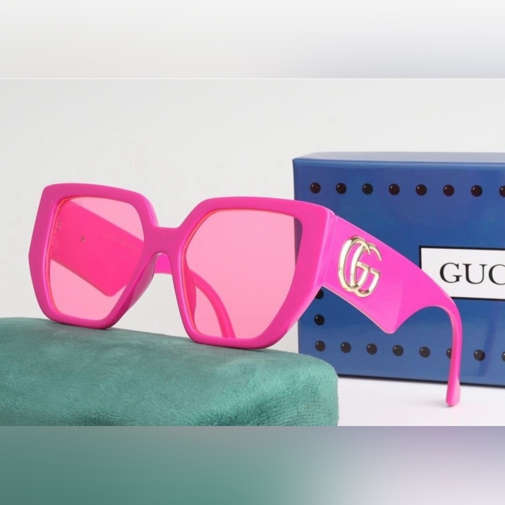 Gucci pink sunglasses authentic brand new